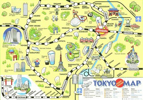 Map of Tokyo — Best attractions, restaurants, and transportation .